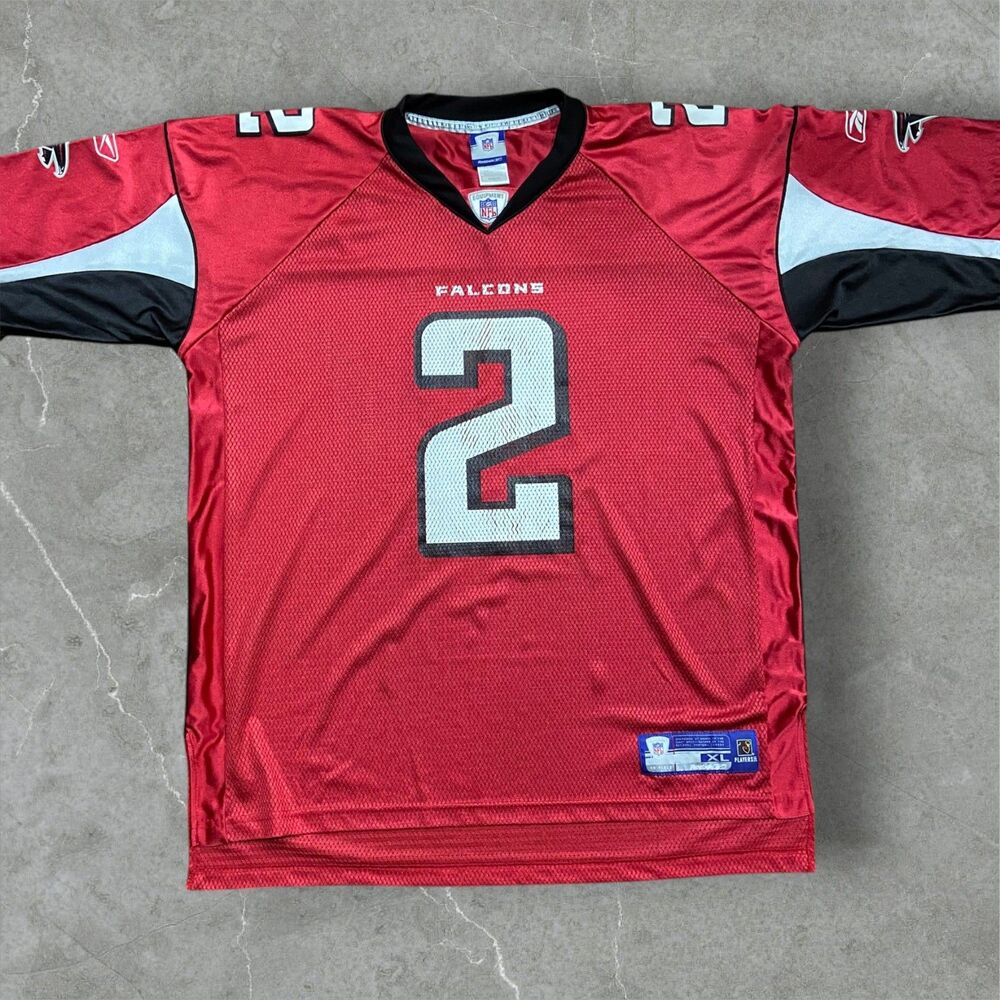 Reebok NFL Equipment Atlanta Falcons Matt Ryan #2 Red Home Jersey Men's Size XL
